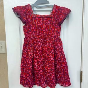 Girls Size 6 - Adorable Fall Floral Dress!